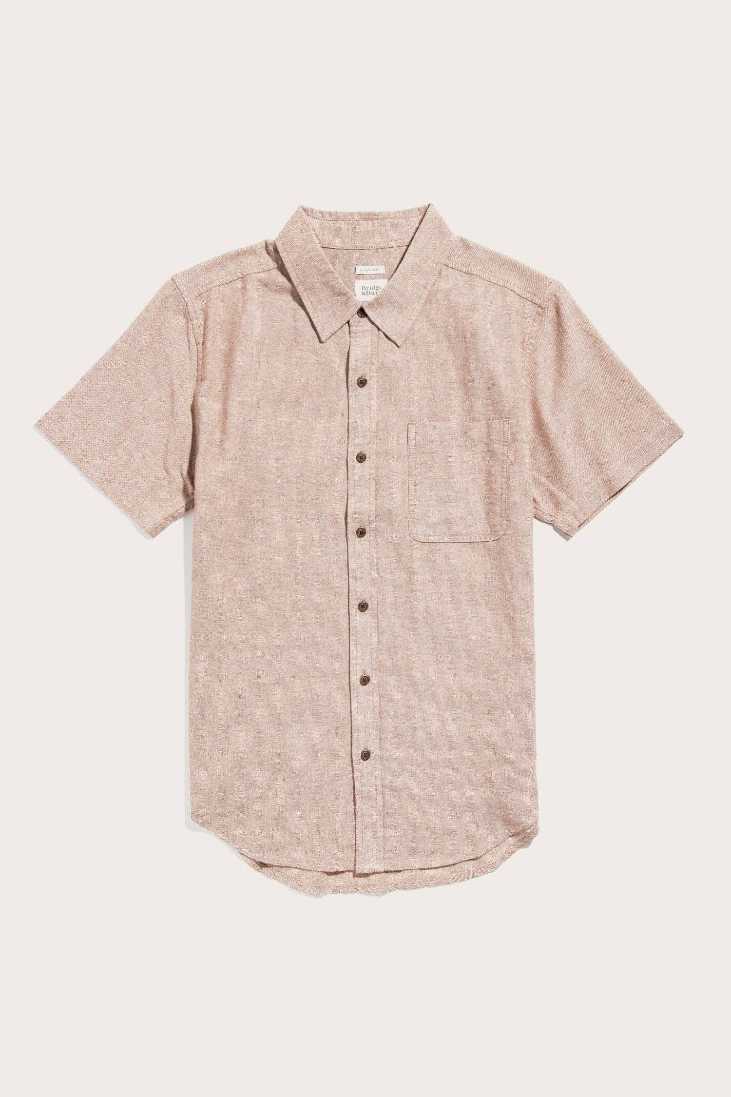 Bridge & Burn - Malcolm Shirt / Rust Chambray