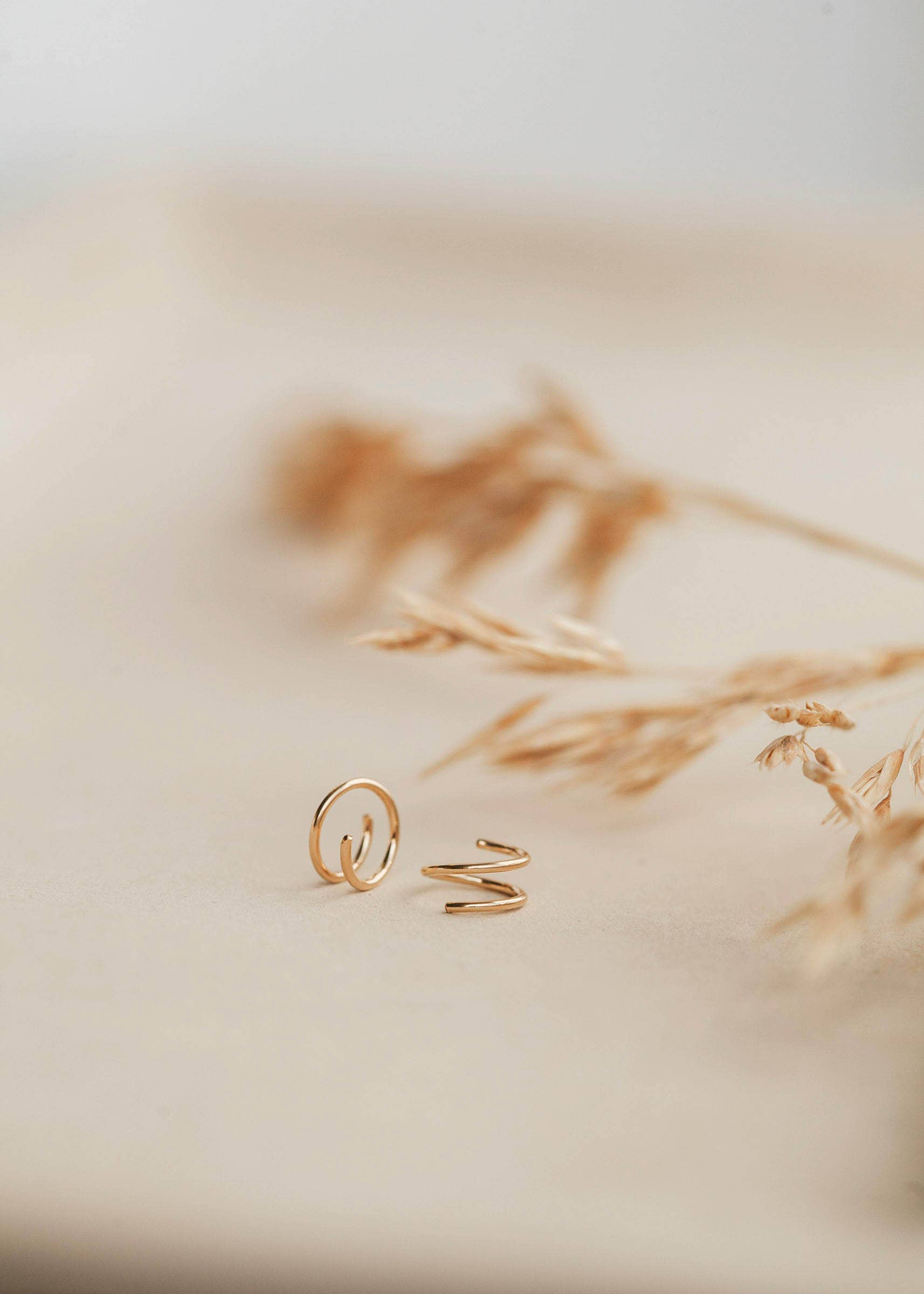 Tiny Twist 14kt GF Earrings