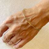 18k Gold Filled Bangle Bracelet