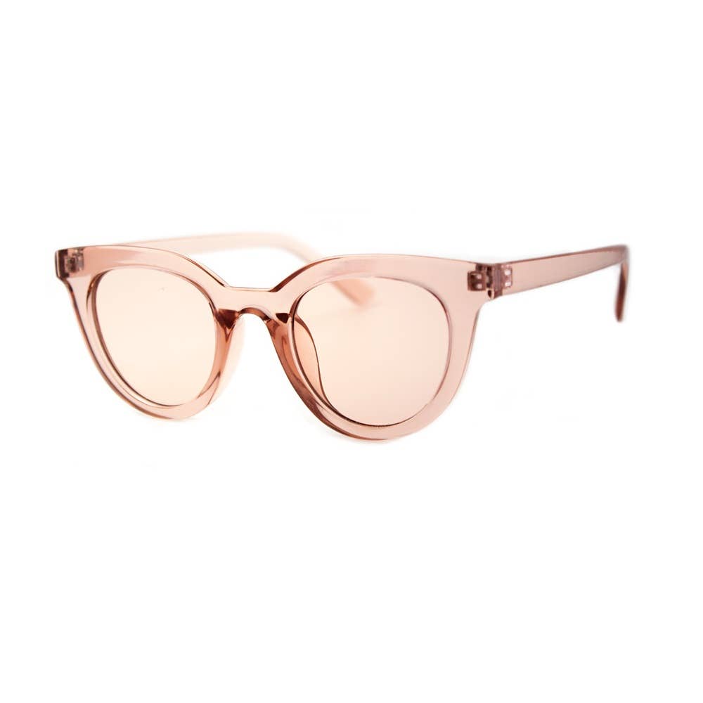 Champagne Pink Catseye Sunglasses