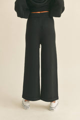 Naya Sweater Pants in Mocha, Black or Grey