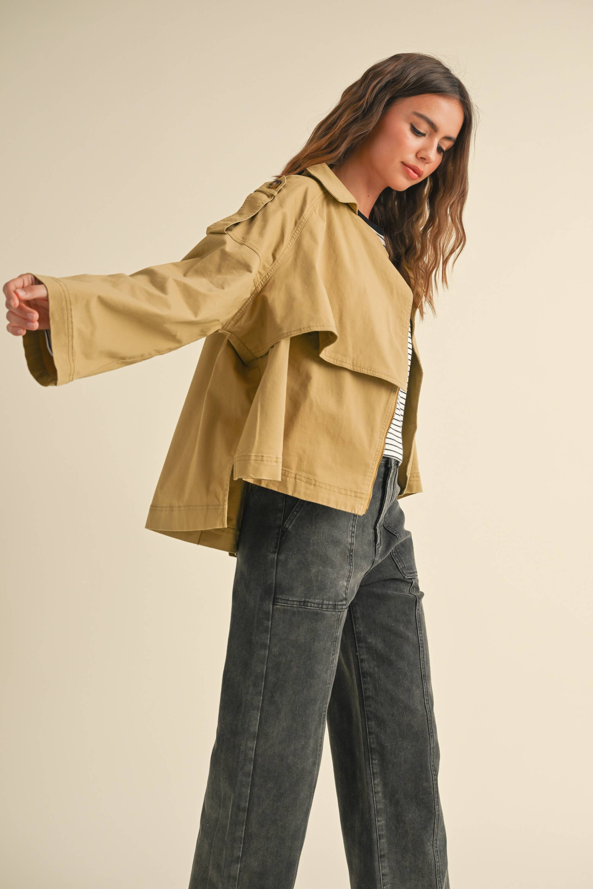 Bella Short Trench Jacket