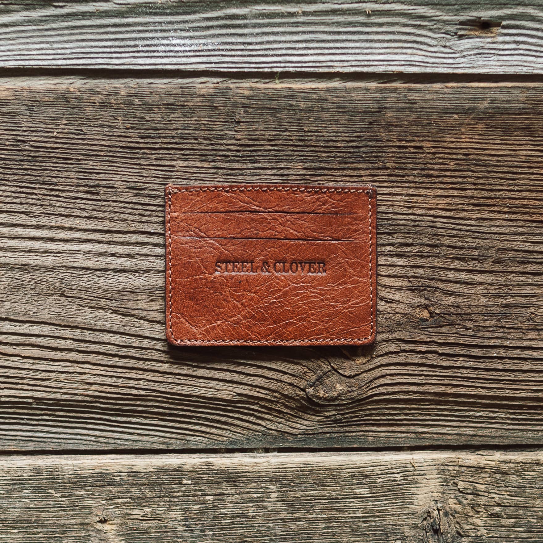 Flying Shot Leather Card Wallet