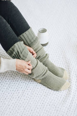 Two-Tone Lounge Socks