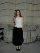 The Bella Midi Bubble Skirt White or Black