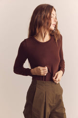 Amente Wool Blend Lightweight Top