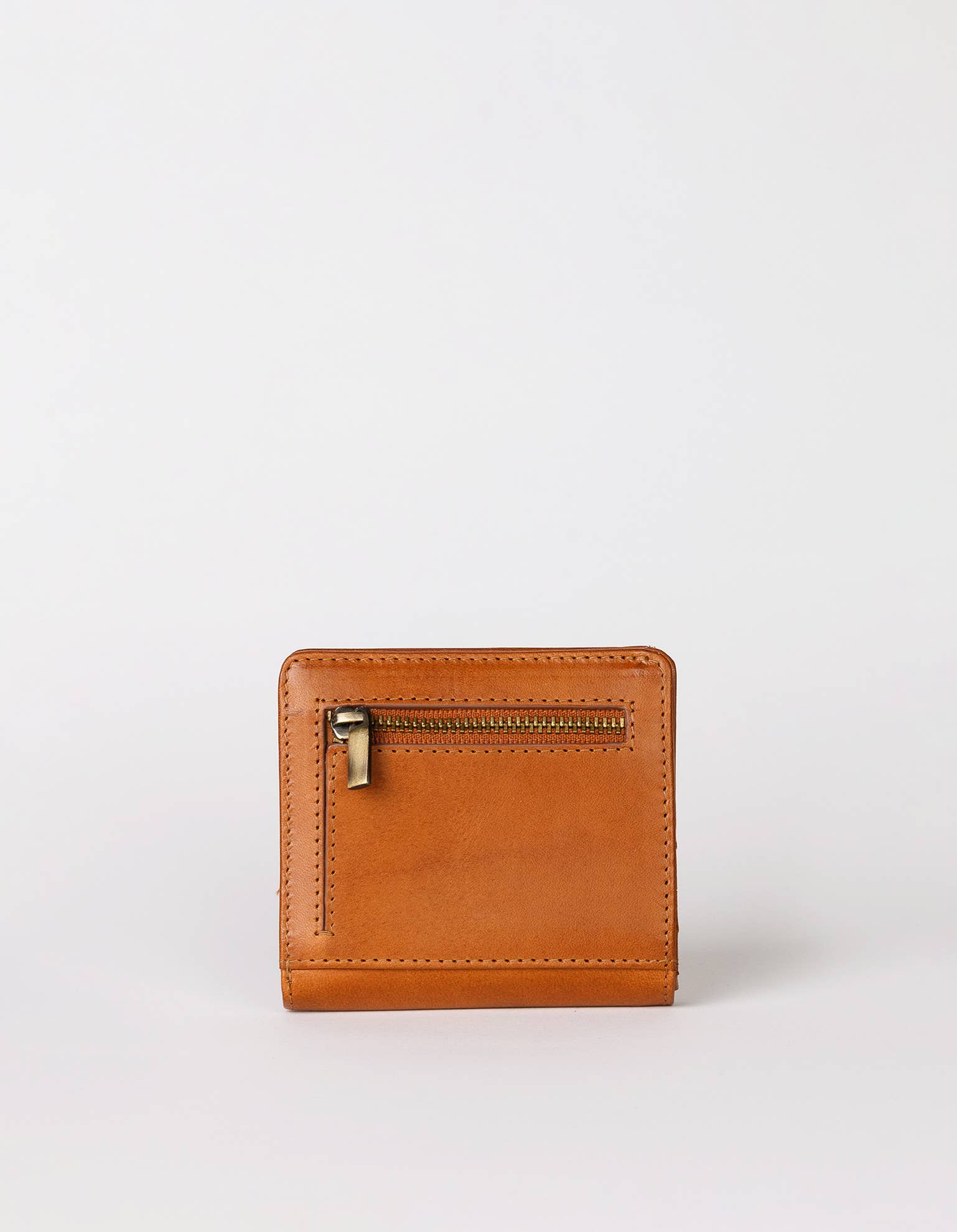 Alex Fold Over Wallet - Cognac Classic Leather