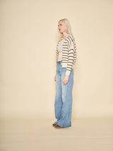 Navy Striped Amara Cardigan by dRA