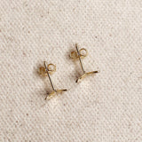 18k GF Mini Butterfly Stud Earrings