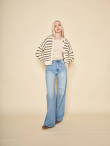 Navy Striped Amara Cardigan by dRA