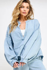 Dina Denim Oversized Shirt