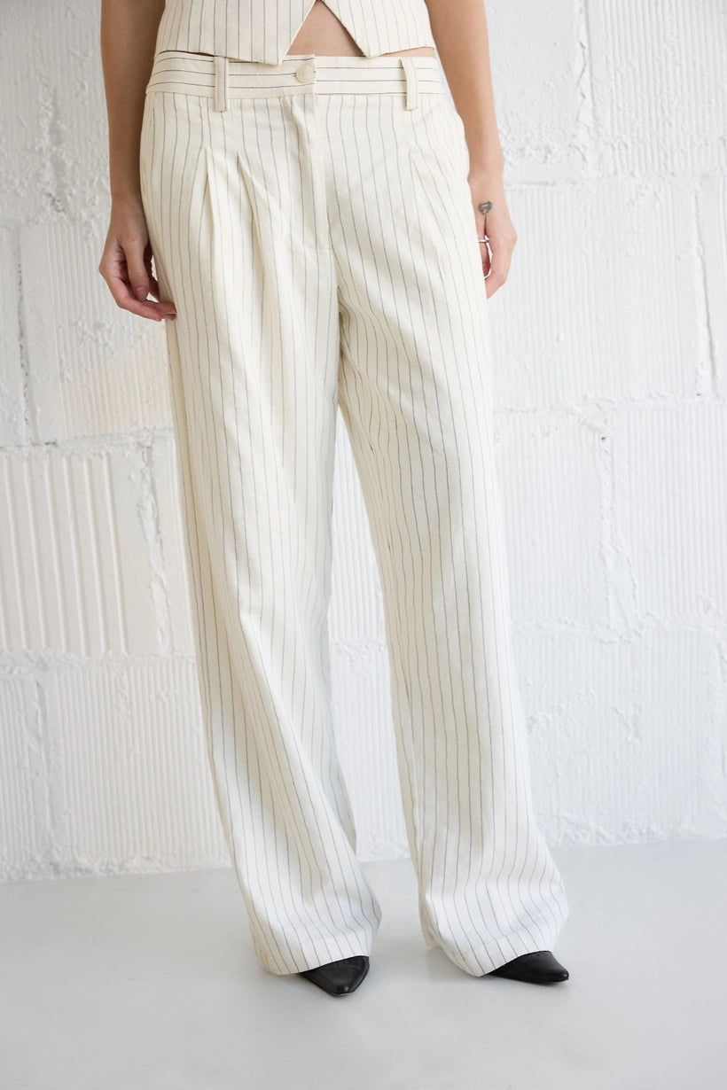 The Frances Pants in Ivory