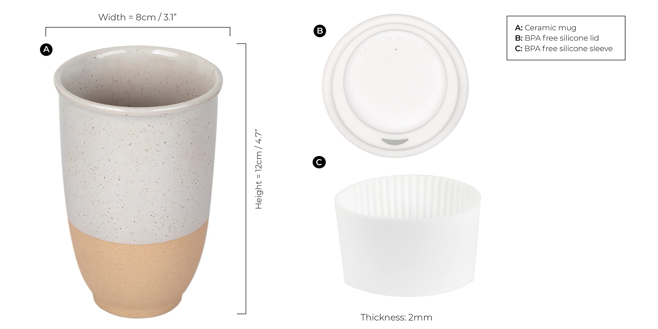 Dune Ceramic Cup