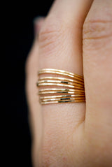 Thin Gold Stacking Ring