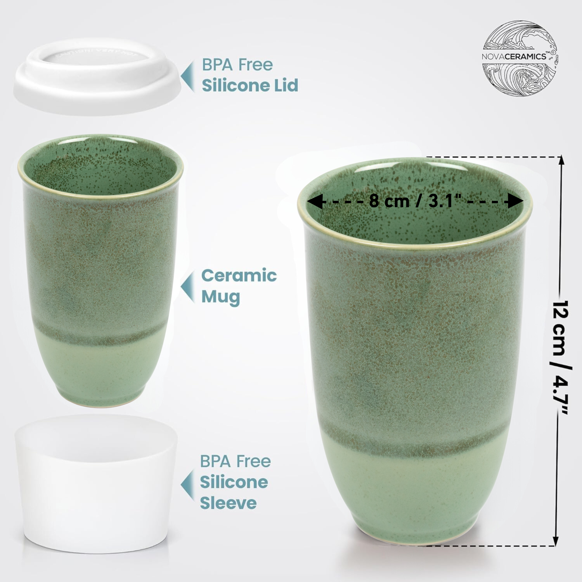 Nova Ceramics - Emerald Cup