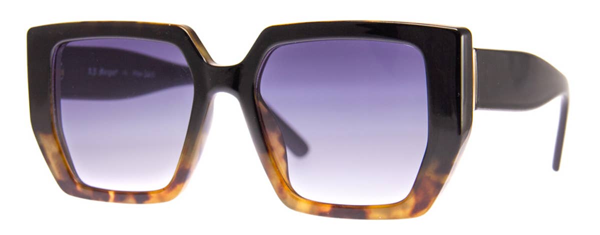 Grand Duchess Sunglasses in Black Tortoise