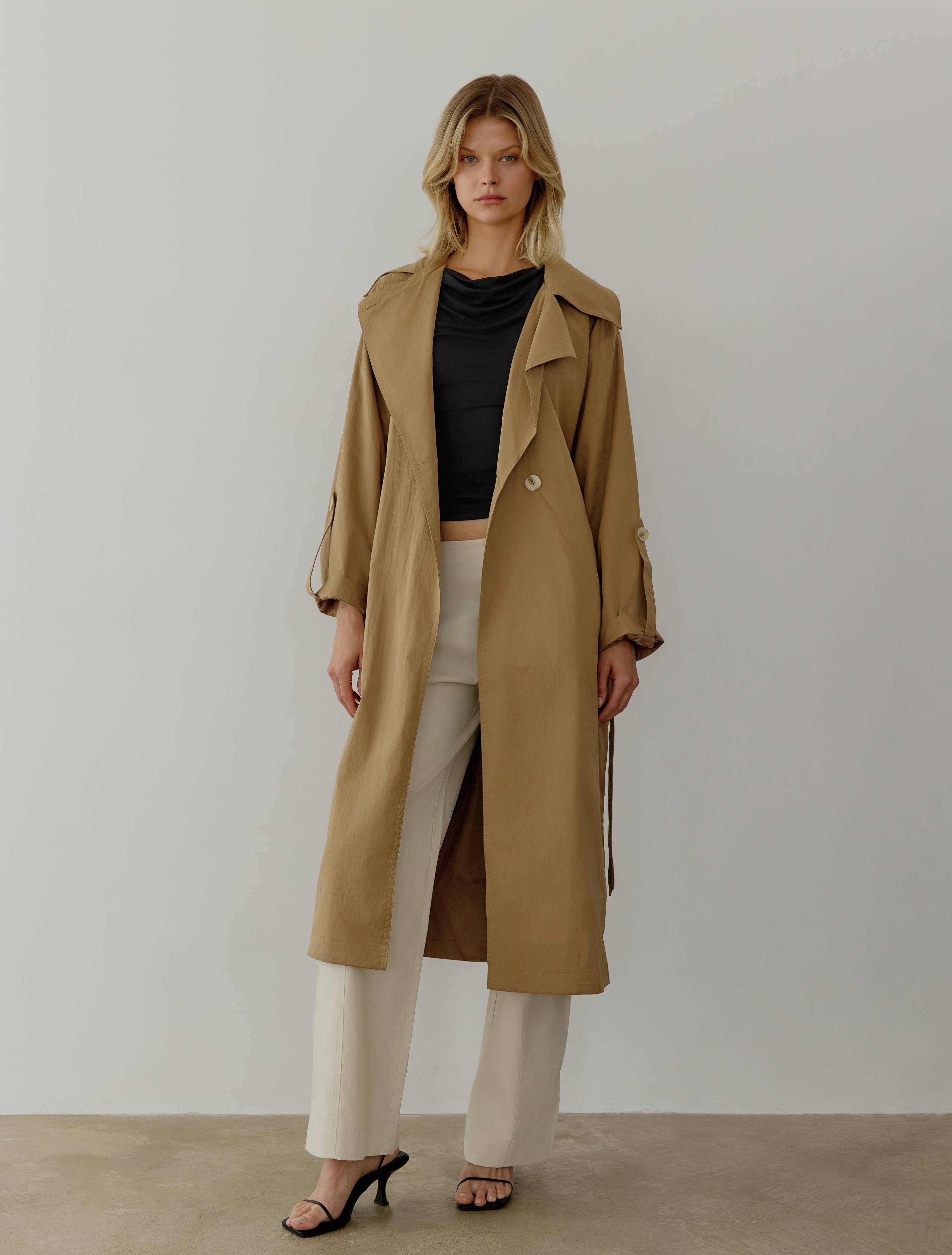 The Jani Midi Length Trench Coat