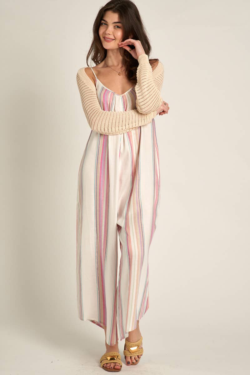 Pastel and Lurex Jumpsuit