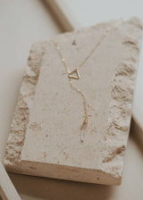 Nash 14kt GF Lariat Necklace