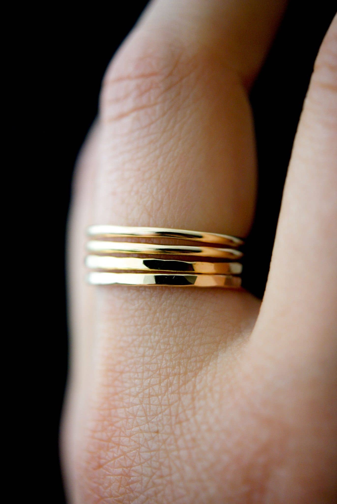 Thick Gold Stacking Ring