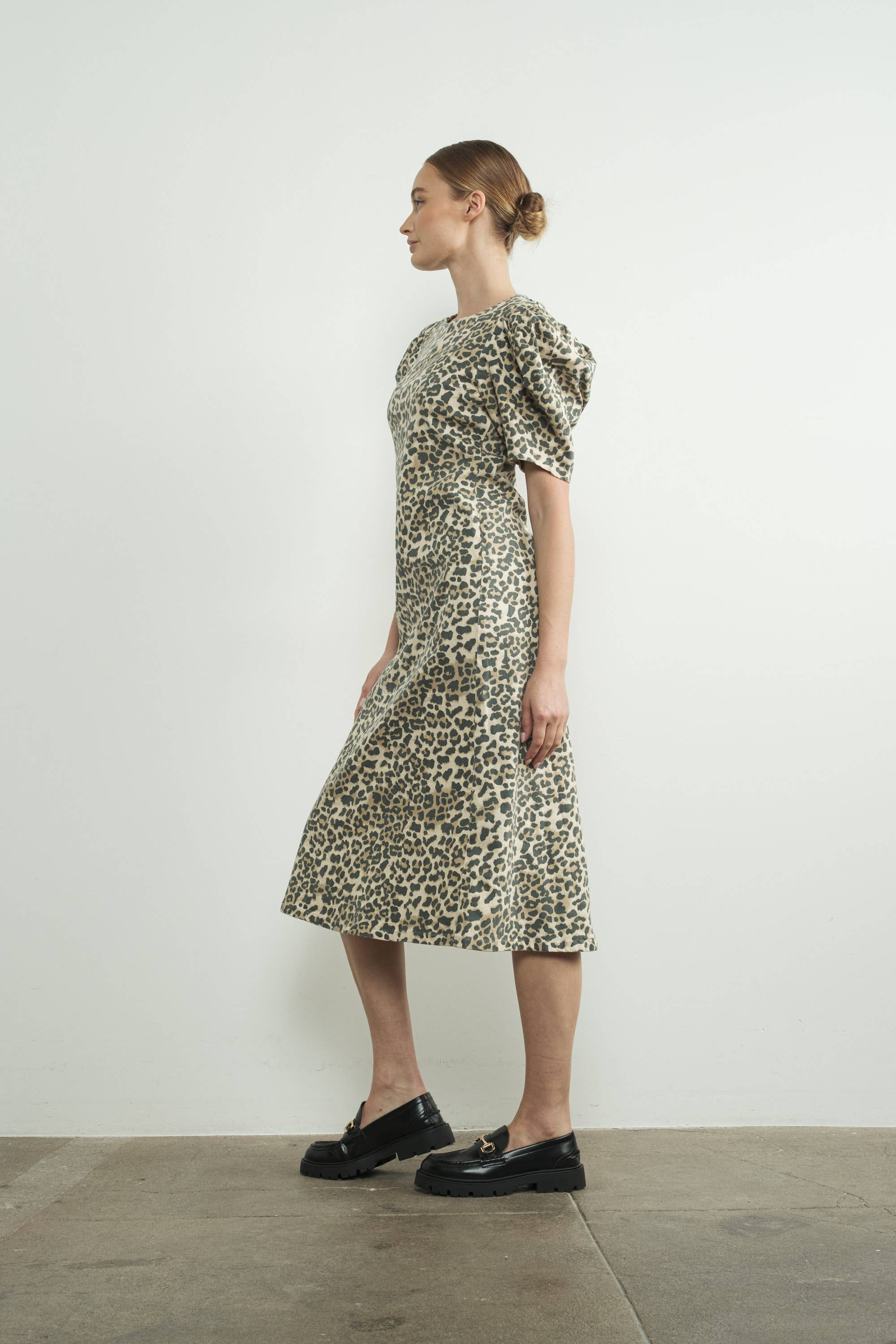 Wild Puff Sleeve Dress