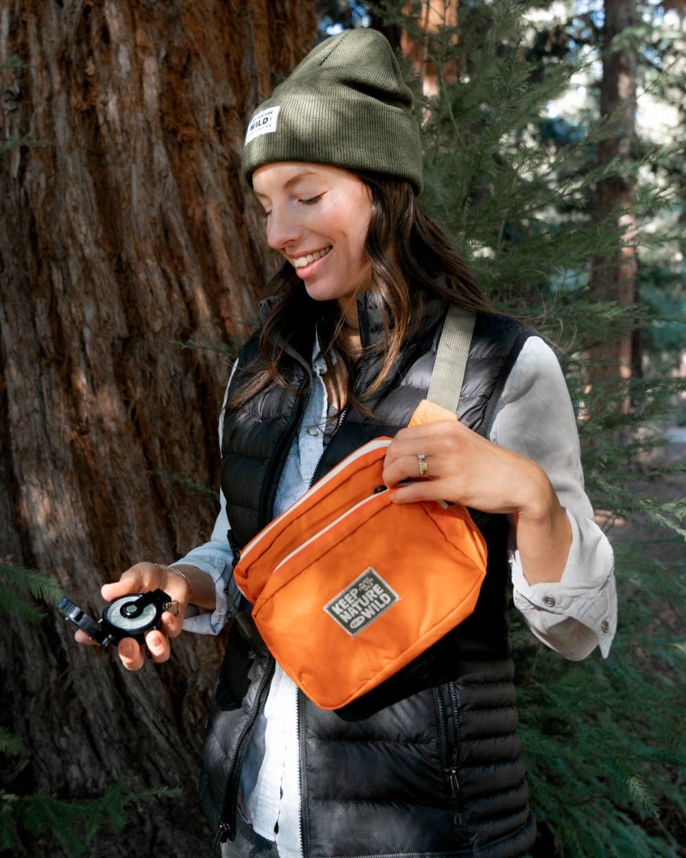 Keep Nature Wild Fanny Pack | Poppy/Olive