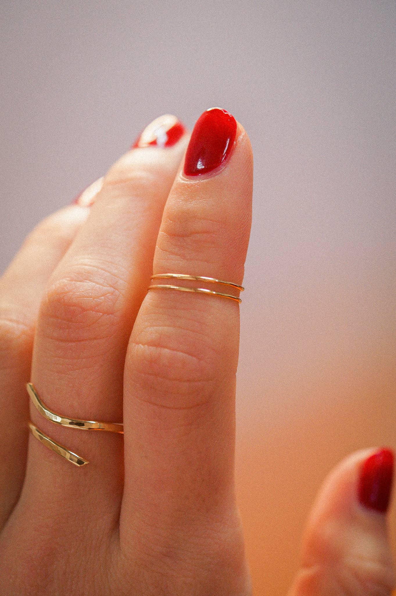 Thin Gold Stacking Ring