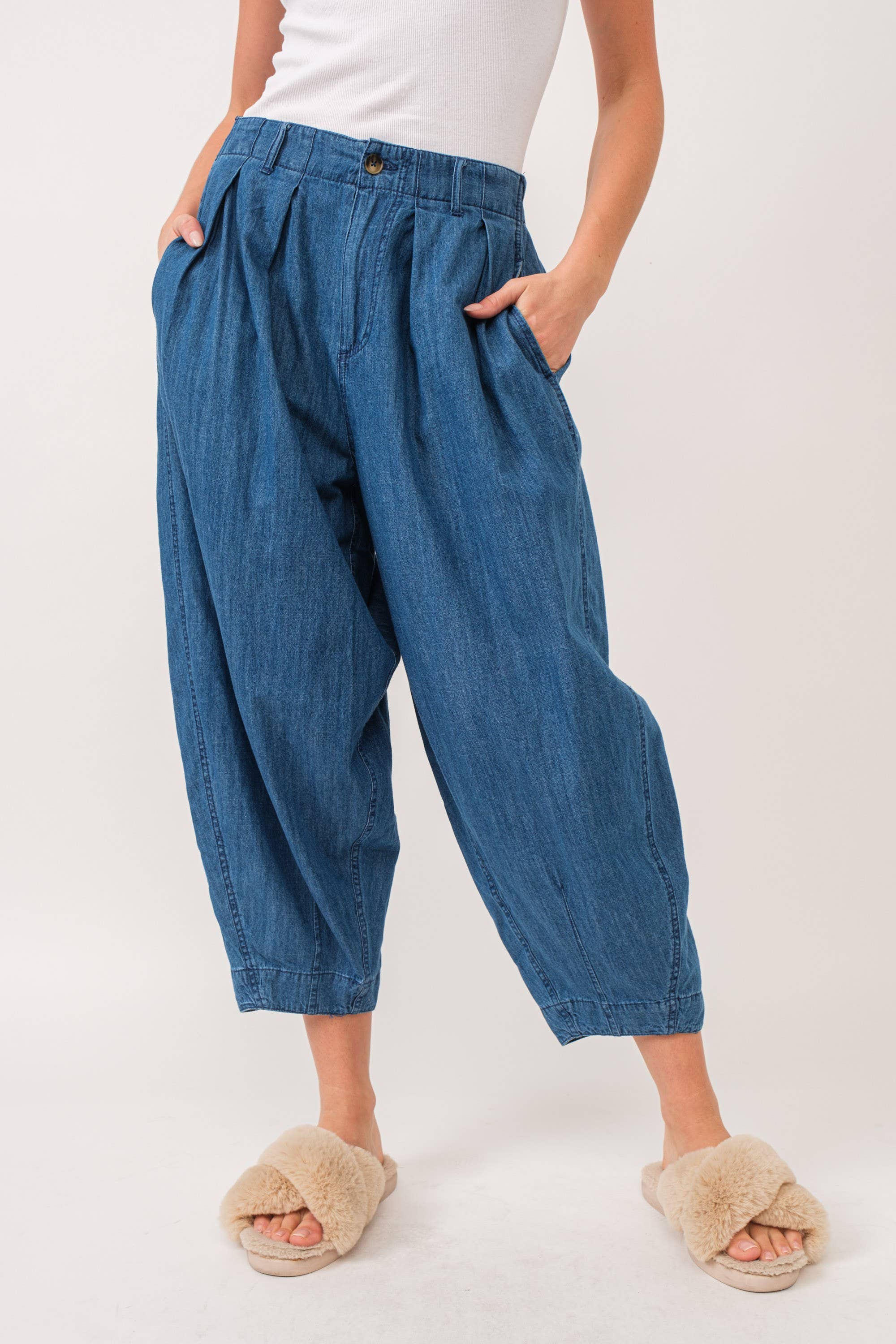 Quinn Front Pleated Pants