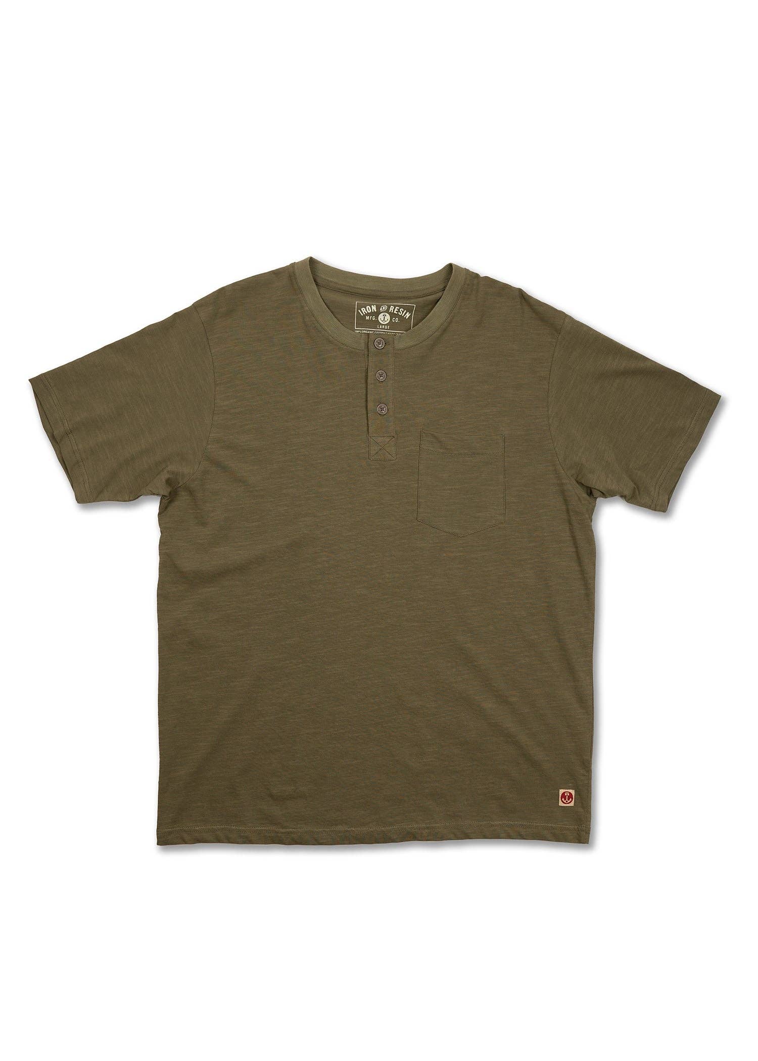 Goodland Tee in Army or Navy