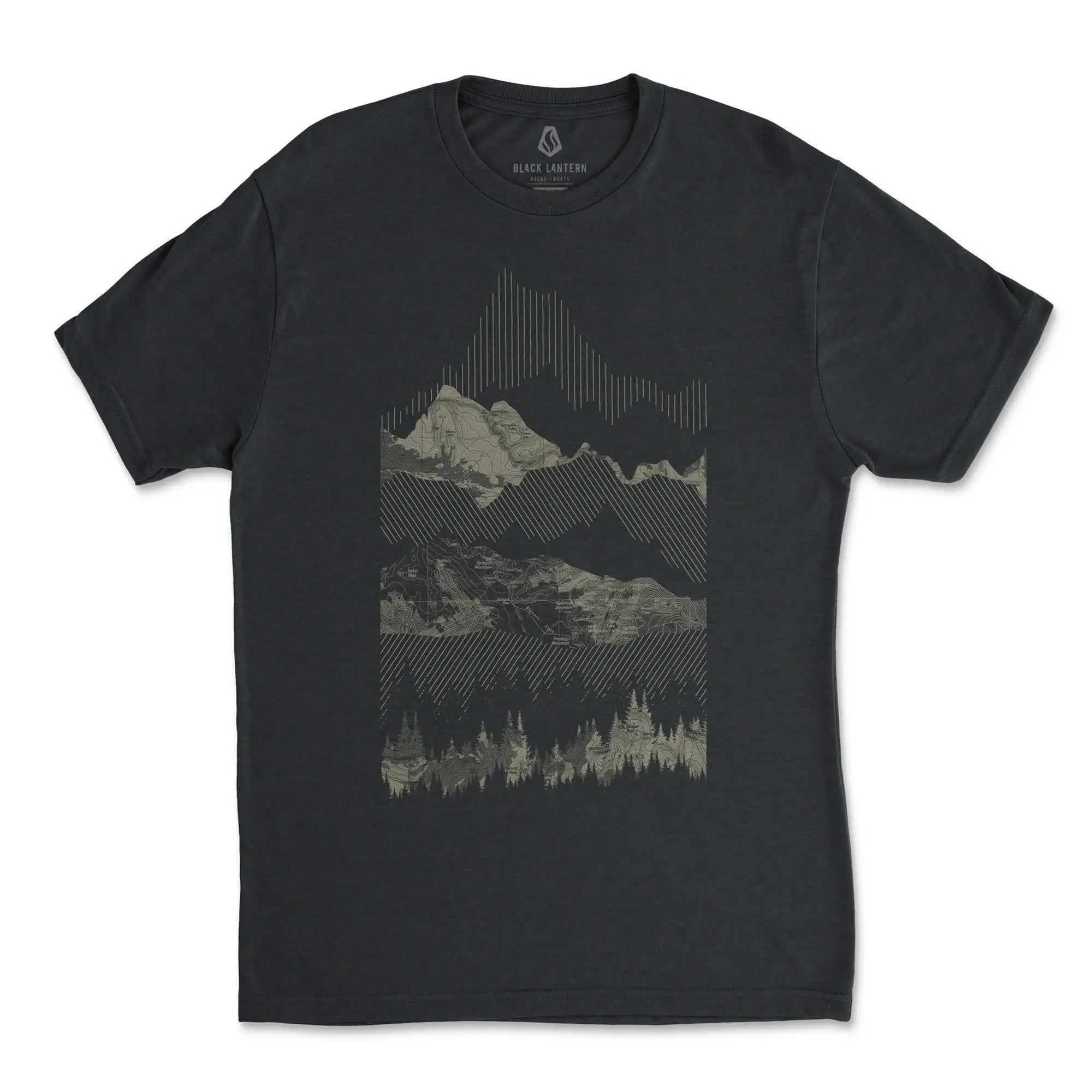 Geometric Mountain Range T-Shirt