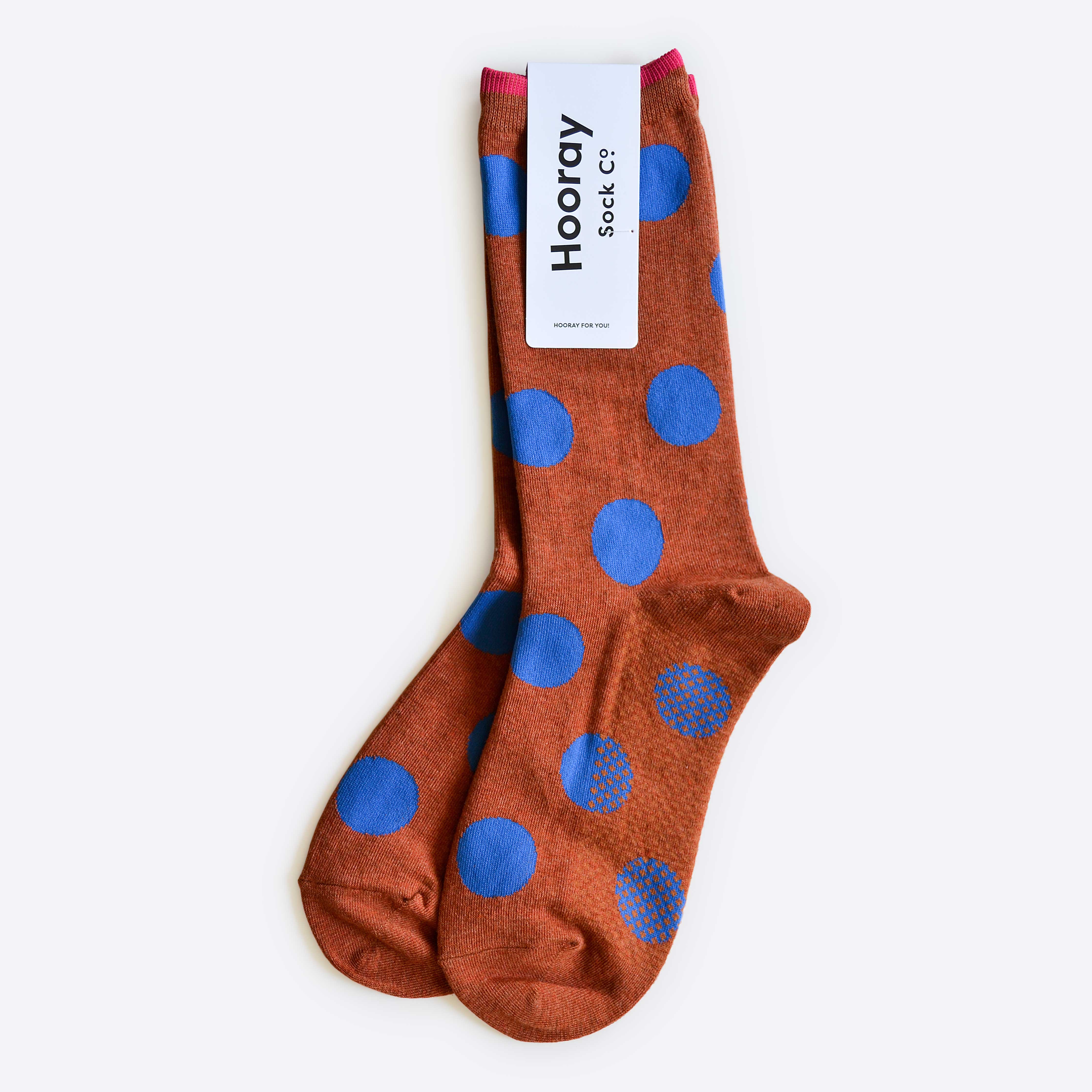 Panhandle Polka Dot Crew Socks