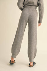 Zunie Mocha Sweater Joggers in Mocha or Oat