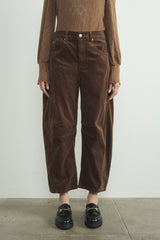 Devin Barrel Cords in Brown