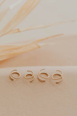 Tiny Twist 14kt GF Earrings