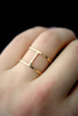 Gold Cage Ring