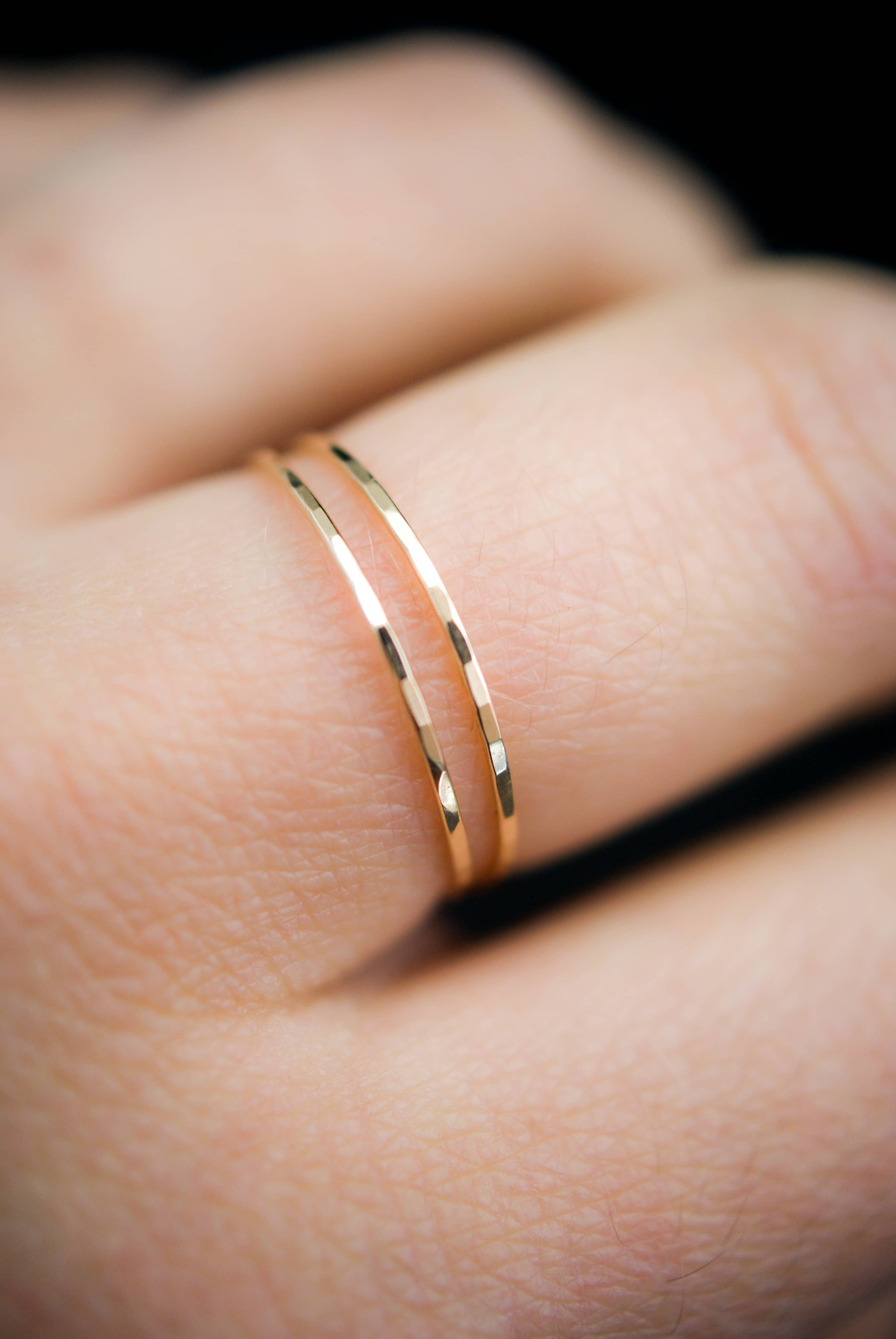 Thin Gold Stacking Ring