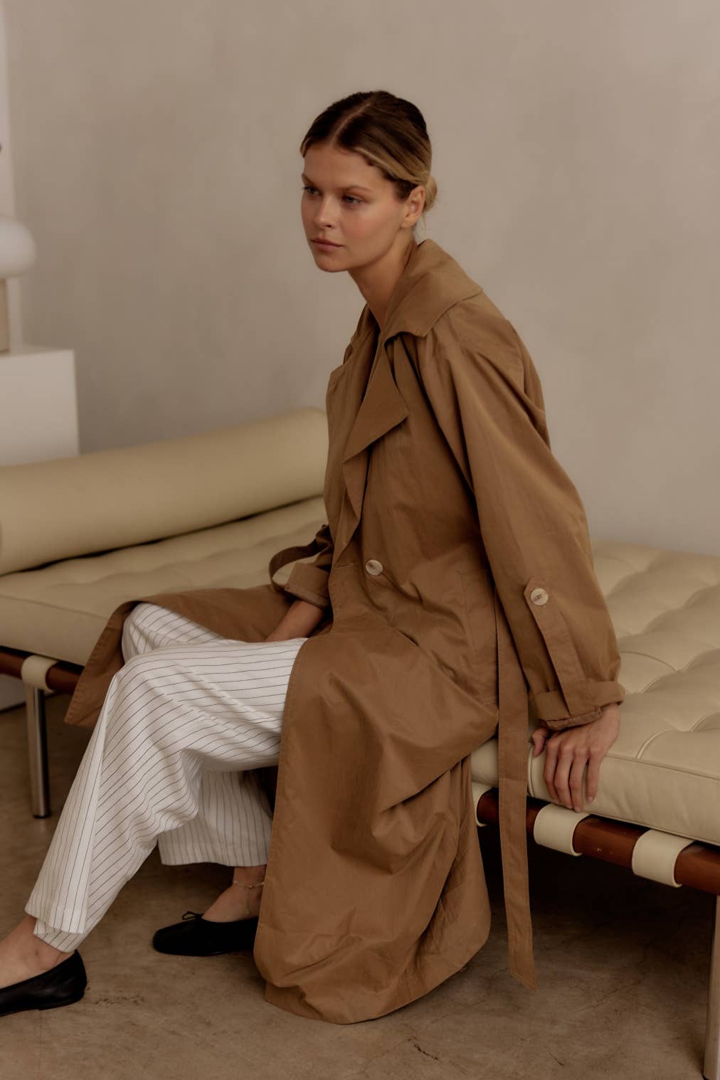 The Jani Midi Length Trench Coat