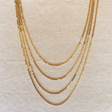 18k GF 2mm Flat Ball Chain 16" or 18"