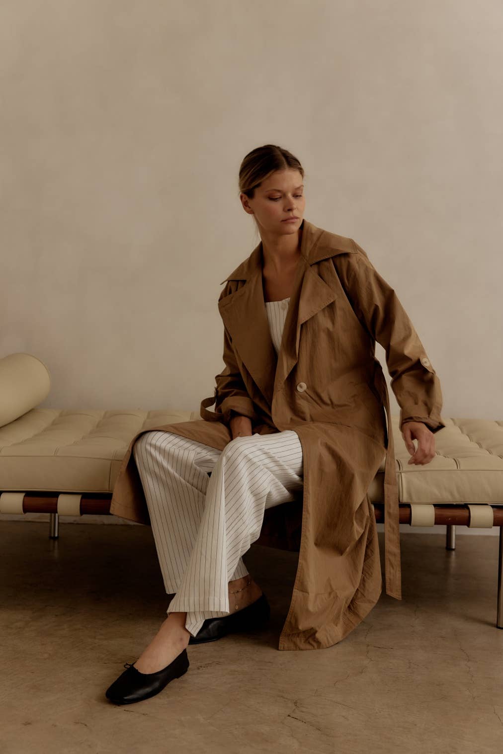 The Jani Midi Length Trench Coat