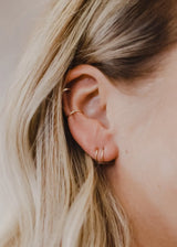 Tiny Twist 14kt GF Earrings