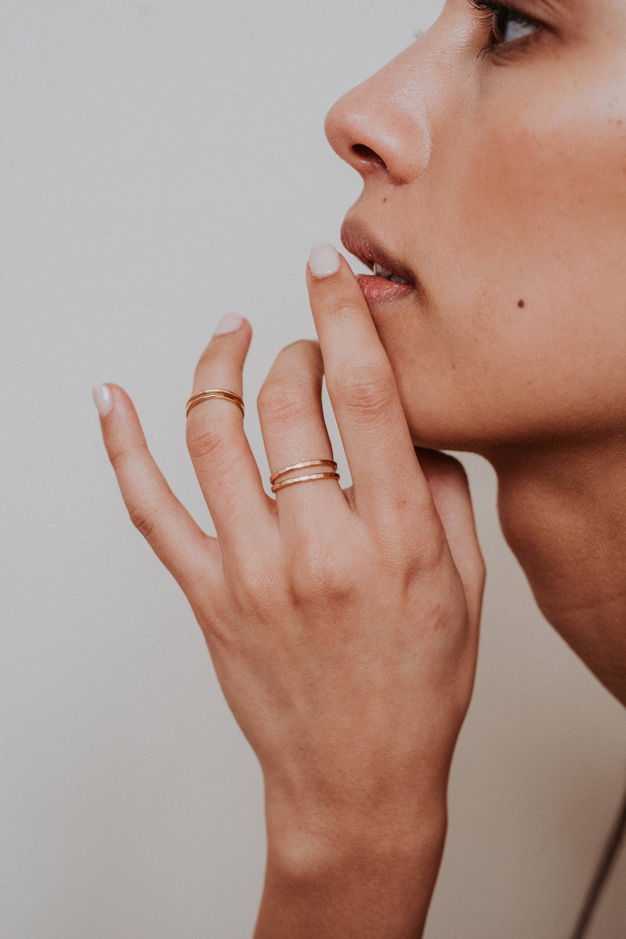 Thick Gold Stacking Ring