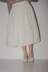 The Bella Midi Bubble Skirt White or Black