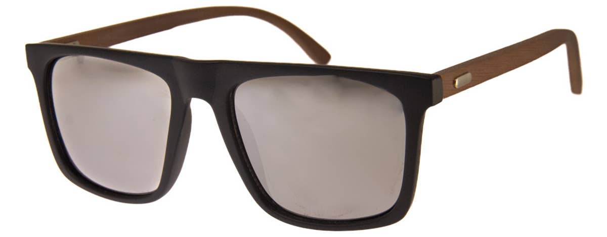 L.A. Timber Sunglasses in Black / Wood