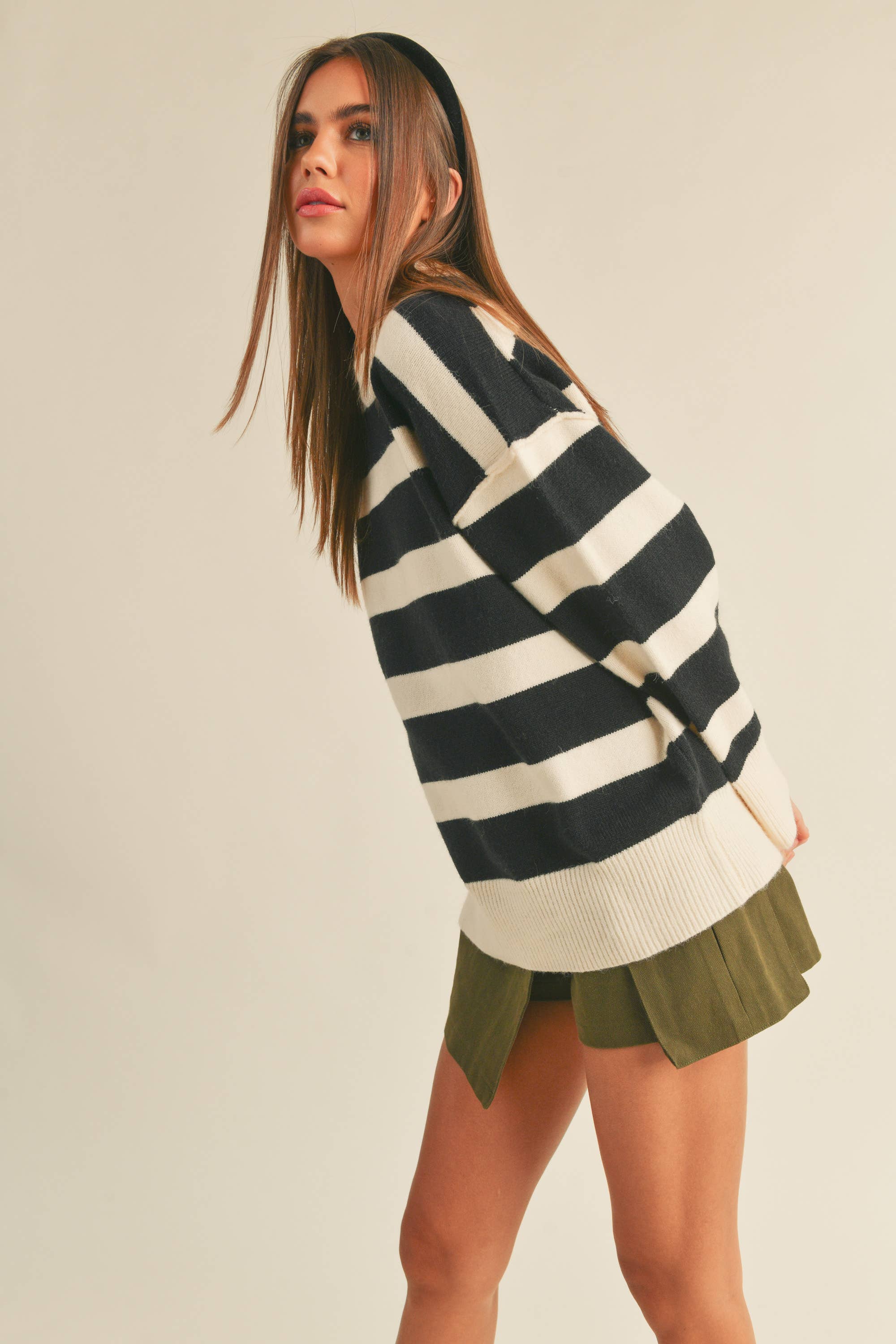 Kara Color Blocked Sweater