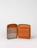 Sonny Square Wallet - Cognac Stromboli Leather