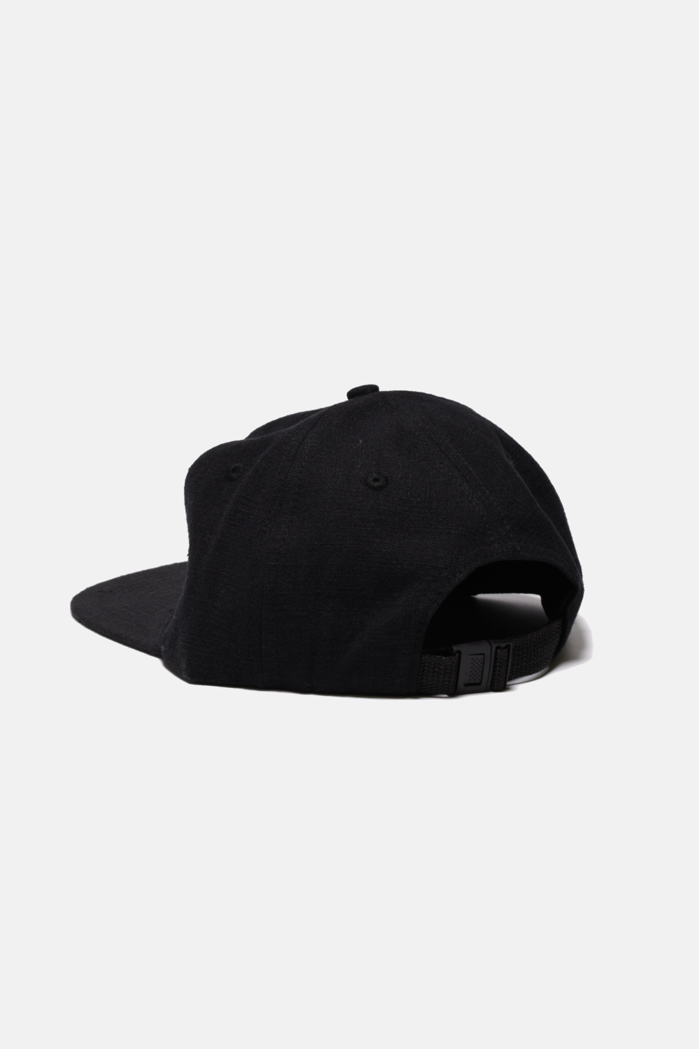 Black Linen NY Hat