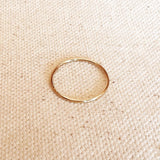 14k Gold Filled 1mm Stackable Ring sizes 5-8