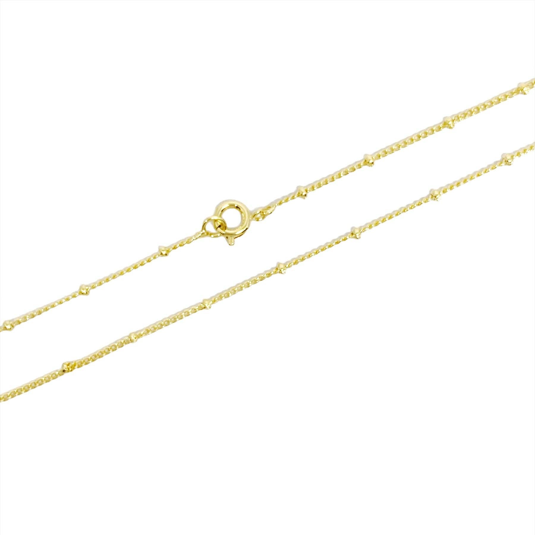 18k GF Satellite Chain Available in 16", 18"