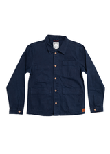 Worker Jacket in Navy By Iron & Resin