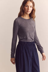 Amente Wool blend lightweight knit top